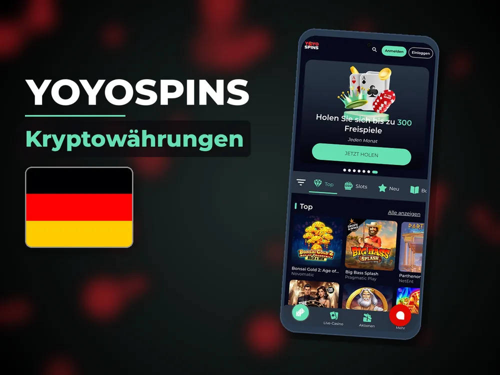 YoyoSpins - Kryptowährungen