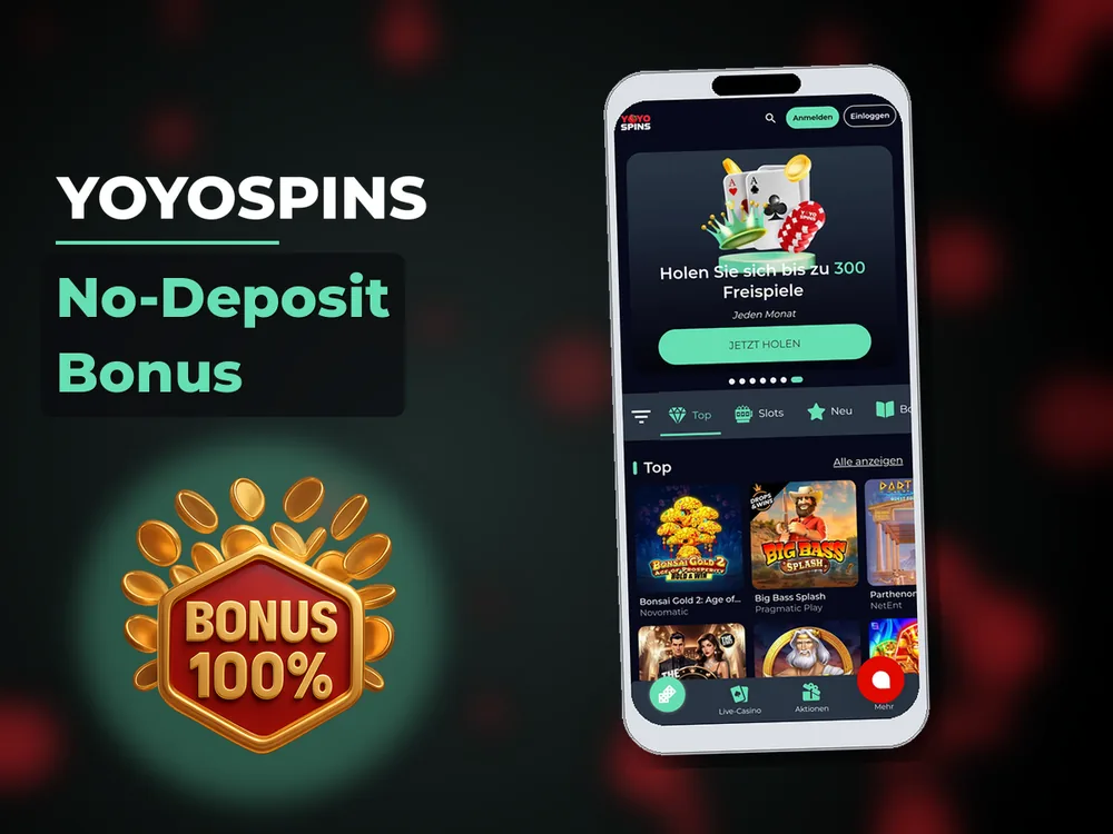 YoyoSpins - No-Deposit Bonus