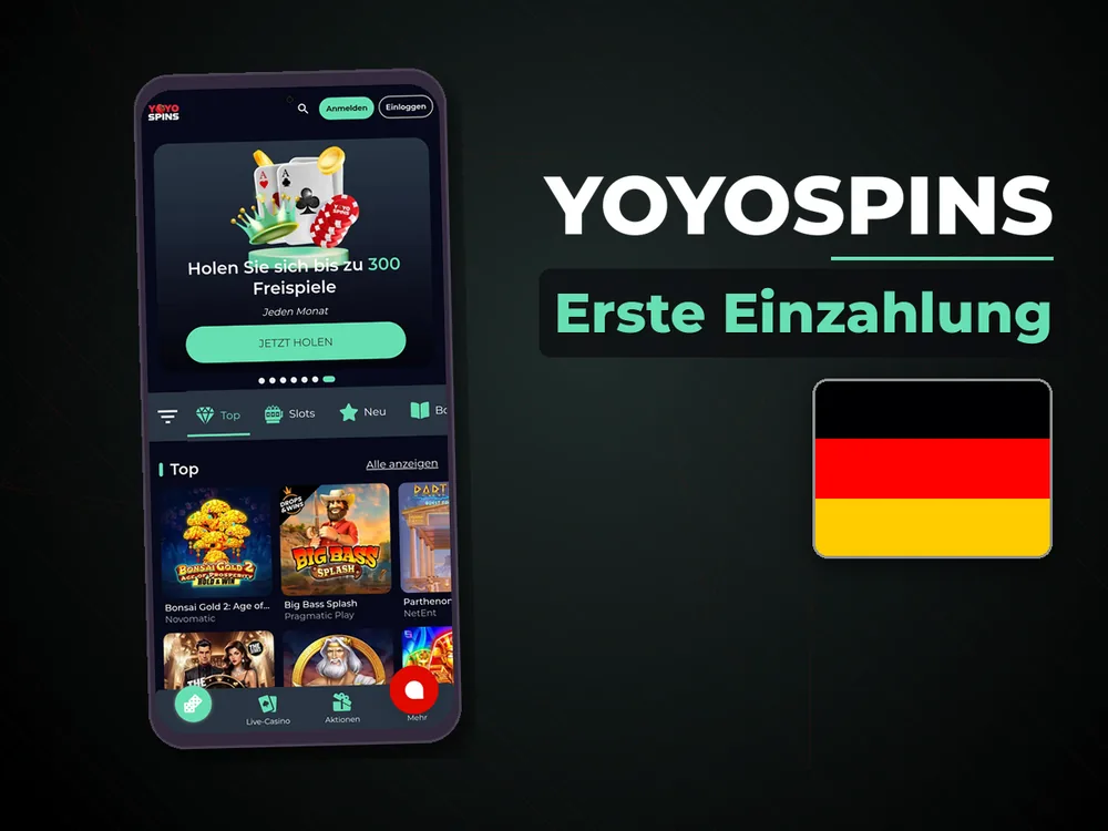 YoyoSpins - Auszahlung