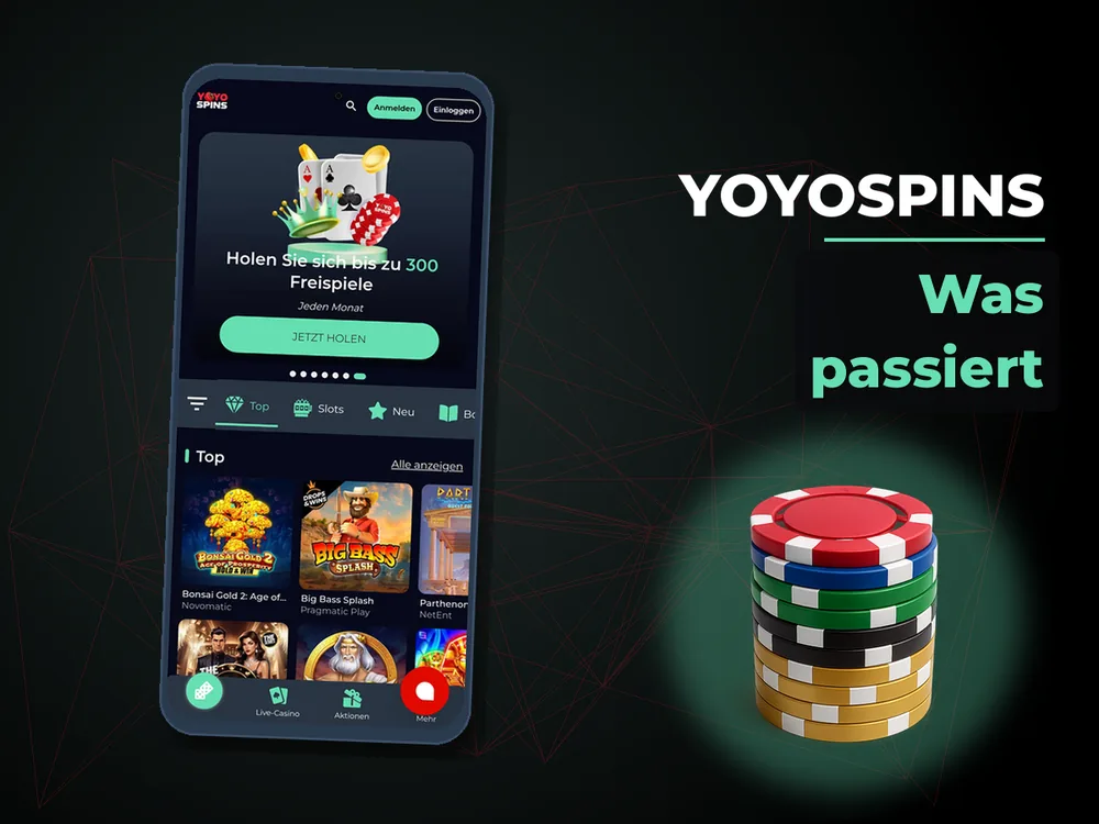 YoyoSpins - Was passiert