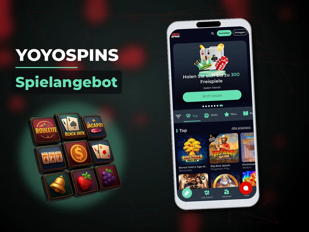 YoyoSpins - Spielangebot