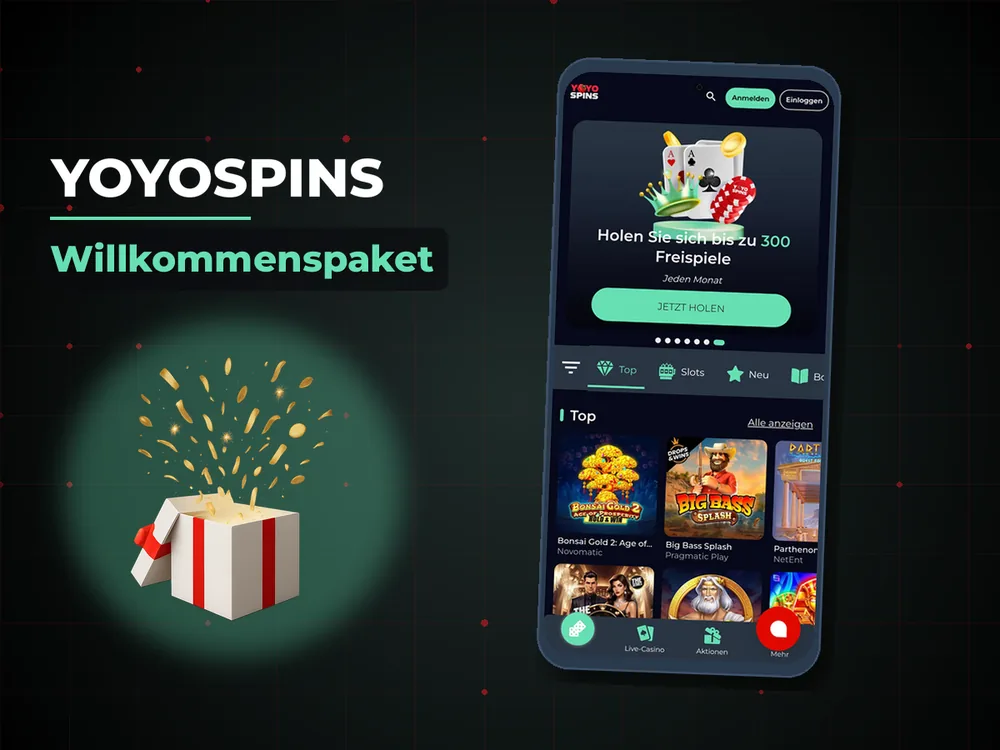 YoyoSpins - Willkommenspaket